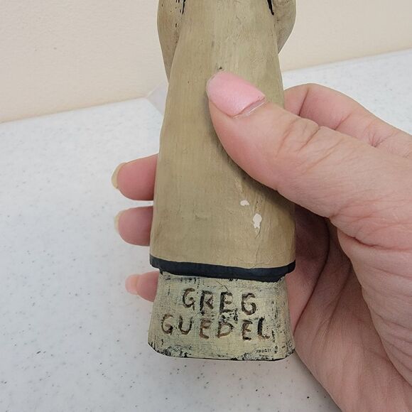 Greg Guedel Bethany Lowe Angel With Star Primitive Spanish Style Christmas Decor - Picture 6 of 12